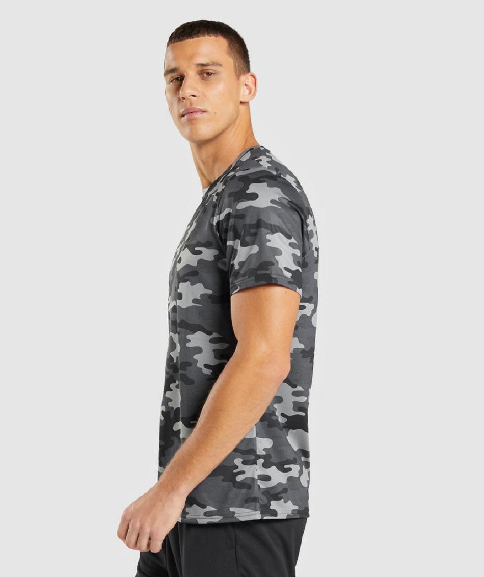 T Shirts Gymshark Arrival Hombre Gris | CO 3450YXF